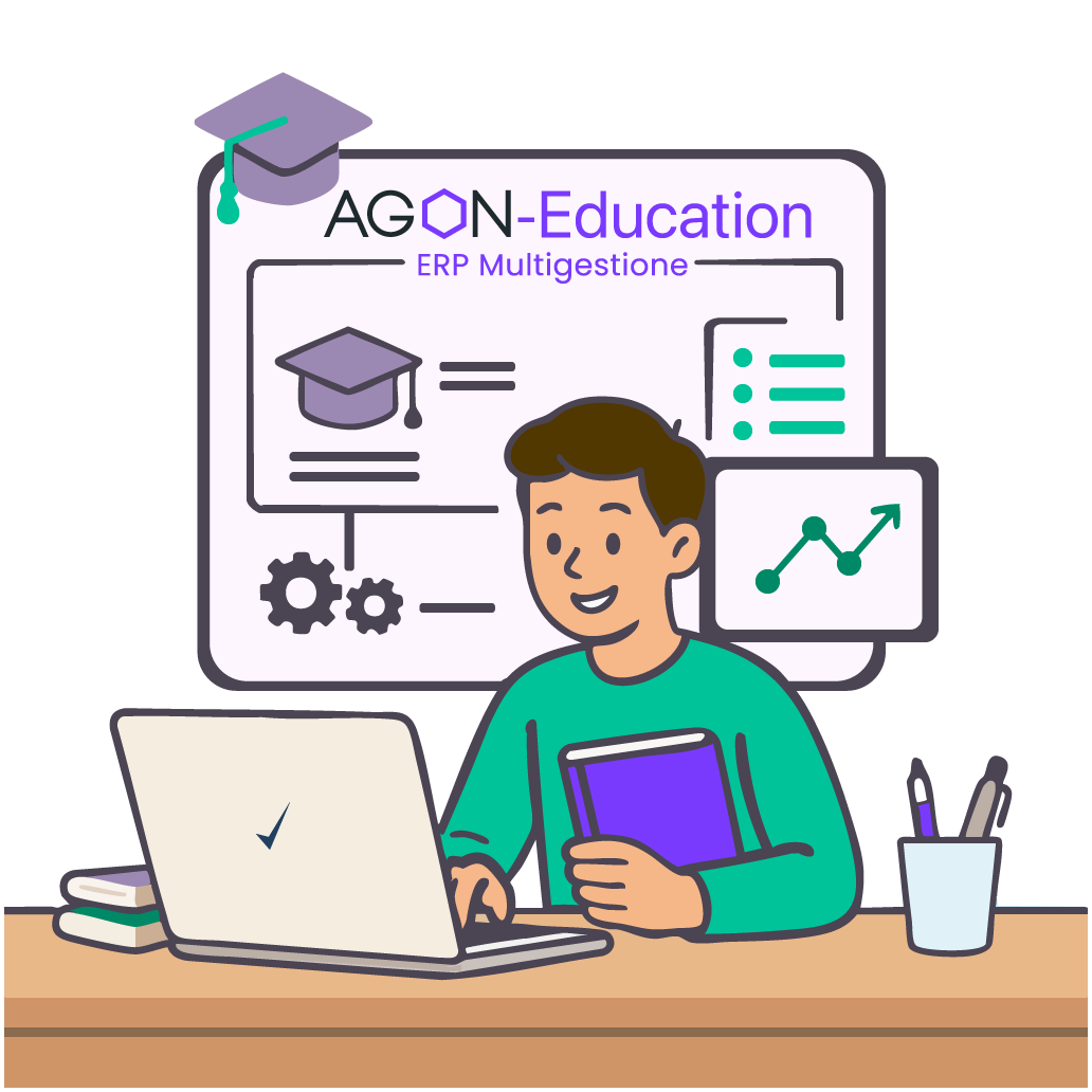 Studente con Agon Education